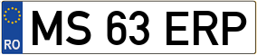 Truck License Plate